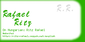 rafael ritz business card